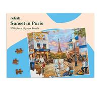 Relish - Dementia Jigsaw Puzzle for Adults, 100 Piece Sunset in Paris Puzzle - Activities & Gifts for Elderly People with Alzheimer's