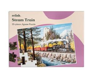 Relish - Dementia Jigsaw Puzzles for Adults, 35 Piece Steam Train Puzzle - Activities & Gifts for Elderly People with Alzheimer's