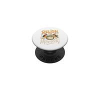 Relish the Moment Pickle Lover Cucumber Pun PopSockets Adhesive PopGrip
