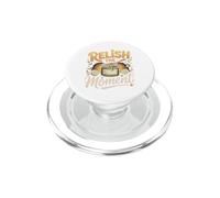 Relish the Moment Pickle Lover Cucumber Pun PopSockets PopGrip for MagSafe