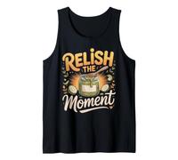 Relish the Moment Pickle Lover Cucumber Pun Tank Top