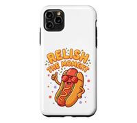 Relish The Moment Smiling Frankfurter Foodie Case for iPhone 11 Pro Max