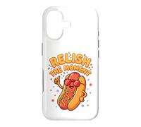Relish The Moment Smiling Frankfurter Foodie Case for iPhone 17