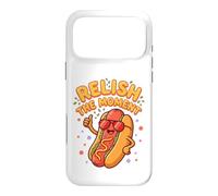 Relish The Moment Smiling Frankfurter Foodie Case for iPhone 17 Pro Max