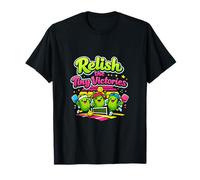 Relish The Tiny Victories Pickleball Retro Graphic T-Shirt