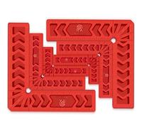 Relitec R Positioning Squares, 90 Degree Corner Clamp, Right Angle Clamp Woodworking Tool, Carpentry Squares, Carpenter Tool for Picture Frames, Cabinets or Drawers, Set of 6(3" 4"6")