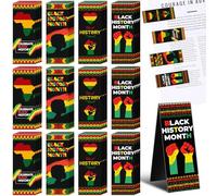 ReliThick 72 Pcs Black History Month Magnetic Bookmarks 2.95 inch Magnetic Page Markers Magnetic Page Clips Black History Month Bookmarks Party Favors for Office Reading