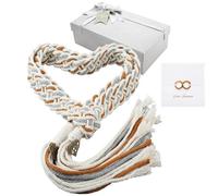ReliThick Wedding Lasso Handfasting Cord for Wedding Ceremony Rustic Lasso Lazos Cord Traditional Catholic(Classic Color)