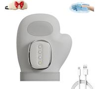 Relivio Hand Massager with Heat Compression, Soothing Heat& Compression, 3 Modes and 5 Levels of Adjustment, Portable Ergonomic Rechargeable with 15 Min Timer (1PC)