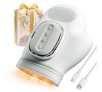 Relivn Hand Massager Airbag,Hand Warmer for Arthritis&Air Compression Hand Massager,3 Massages/3 Temperatures/5 Levels/Auto Timer/Rechargea,Carpal Tunnel & Joint Pain Palm Massager