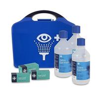 Reliwash REL903 Complete Triple Eye Wash Station, Aura Box, Multi, 51 Count