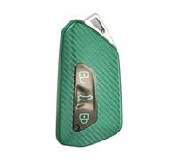 RELL CASES Soft Silicone Key Fob Cover Premium Key Protection Case Key Cover for VW Golf 5 & 6, VW Polo, VW Bora, VW Beetle, VW Passat B5, VW Jetta, VW Eos, VW Sharan, VW Touran, VW Touran (GREEN)