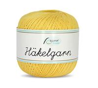 Rellana crochet yarn, filet crochet thread, 50 grams 21-Yellow