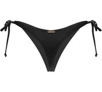 RELLECIGA Women's Tie Side Thong Bikini Bottom Black XS/S
