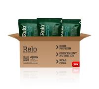Relo Asian Style Peppered Beef | 350g Ready-to-Eat Survival Food Pouches | Camping Food Pouches with High-Protein (33g), High-Fibre, Low-Fat, Low-Sugar, Low-Cal, Low-Carb, Keto-Friendly (3 Pack)