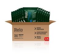 Relo Caribbean Style Pork Stew | 350g Ready-to-Eat Survival Food Pouches | Camping Food Pouches with High-Protein High-Fibre, Low-Fat, Low-Sugar, Low-Cal, Low-Carb, Keto-Friendly (14 Pack)