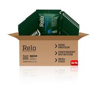 Relo Caribbean Style Pork Stew | 350g Ready-to-Eat Survival Food Pouches | Camping Food Pouches with High-Protein High-Fibre, Low-Fat, Low-Sugar, Low-Cal, Low-Carb, Keto-Friendly (30 Pack)