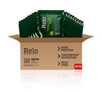 Relo Chicken Tikka Masala | 350g Ready-to-Eat Survival Food Pouches | Camping Food Pouches with High-Protein High-Fibre, Low-Fat, Low-Sugar, Low-Cal, Low-Carb, Keto-Friendly (20 Pack)