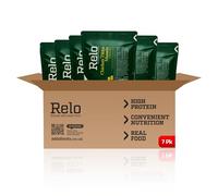 Relo Chicken Tikka Masala | 350g Ready-to-Eat Survival Food Pouches | Camping Food Pouches with High-Protein High-Fibre, Low-Fat, Low-Sugar, Low-Cal, Low-Carb, Keto-Friendly (7 Pack)