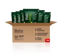 Relo Katsu Style Chicken Curry | 350g Ready-to-Eat Survival Food Pouches | Camping Food Pouches with High-Protein (44g), High-Fibre, Low-Fat, Low-Sugar, Low-Cal, Low-Carb, Keto-Friendly (7 Pack)