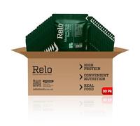 Relo Mexican Style Beef Chilli | 350g Ready-to-Eat Survival Food Pouches | Camping Food Pouches with High-Protein High-Fibre, Low-Fat, Low-Sugar, Low-Cal, Low-Carb, Keto-Friendly (30 Pack)