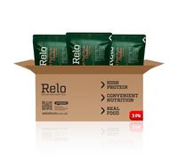 Relo Peri Peri Style Chicken | 350g Ready-to-Eat Survival Food Pouches | Camping Food Pouches with High-Protein High-Fibre, Low-Fat, Low-Sugar, Low-Cal, Low-Carb, Keto-Friendly (3 Pack)