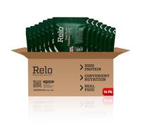 Relo Thai Style Chicken Curry | 350g Ready-to-Eat Survival Food Pouches | Camping Food Pouches with High-Protein High-Fibre, Low-Fat, Low-Sugar, Low-Cal, Low-Carb, Keto-Friendly (14 Pack)