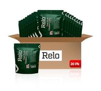 Relo Thai Style Chicken Curry | 350g Ready-to-Eat Survival Food Pouches | Camping Food Pouches with High-Protein High-Fibre, Low-Fat, Low-Sugar, Low-Cal, Low-Carb, Keto-Friendly (20 Pack)