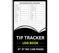 Reloading Data Log Book: The Complete Ammunition & Equipment Record Book | Track Load Data, Ballistics & Handloading Details - Improve Accuracy, Stay ... Consistent Performance (6”x9”, 108 Pages)