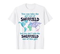 Relocation From Sheffield - Proud Girl From Sheffield T-Shirt