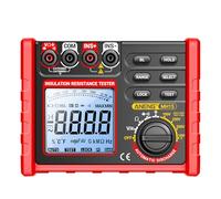 Relogic Insulation Resistance Tester 6000 Counts 0.1M ¦¸~2000M ¦¸ Range DC/AC Voltage Diode Tester with LCD Display 4 Test Voltage Optional 100V 250V 500V 1000V Data Hold for Measuring