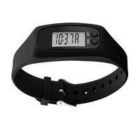Reloj Podómetro, Monitor De Pantalla LCD Ligero - 25 x 2.7 cm Reloj De Muñeca Podómetro Fitness para Pasos - Diario Viajes Desplazamiento Fin De Semana Caminar Correr Senderismo Gimnasio Hombres
