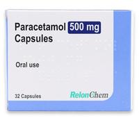 RelonChem Paracetamol 500mg 32 Capsules