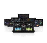 Reloop Buddy compact 2-channel DJ controller for Algoriddim DJay on iOS, PadOS, Android, Mac and PC with RGB performance pads, FX paddles and Neural Mix controls
