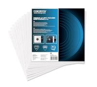 Reloop Premium 12 Inch Vinyl Polylined Inner Sleeves (50 Pieces) - Inner Sleeves for 12 Inch Vinyl Record Inner Sleeves Anti-Static Record Inner Sleeves with Viewing Window