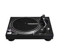 Reloop RP-2000 MK2 DJ turntable with quartz-controlled direct drive and phono / line output, black metallic