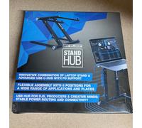 Reloop Stand Hub Advanced DJ Laptop Stand With USB-C PD Hub Black Tablet Macbook