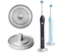 Relsy Brushed Aluminium Oral-B Electric Toothbrush Holder, Freestanding Toothbrush Stand (Matte Silver)