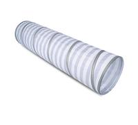 Relsy Grey Stripe Pop Up Play Tunnel For Kids, 180Cm X 45Cm, Crawl Tunnel