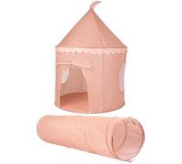 Relsy Kids Play Tent And Tunnel - Indoor/Outdoor Childs Playhouse Alabama Clay Terrazzo Style, Kids Pop Up Tent & Tunnel Bundle, Play Den Ball Pit Garden Toys For Toddler Unisex Children Age 3+