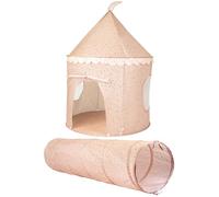 Relsy Kids Pop Up Play Tent And Tunnel - Indoor/Outdoor Childs Playhouse Alabama Clay Terrazzo Style, Kids Tent & Tunnel Bundle, Play Den Ball Pit Garden Toys For Toddler Unisex Children Age 3+