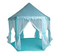 RELSY Pop Up Tents For Kids, Blue Gazebo Play Tent For Indoor And Outdoor Adventure Games - Blue Deluxe Gazebo/Castle Tent For Boys & Girls