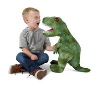 Relsy Talking 52cm Large T-Rex Dinosaur Plush Toy, With Talk Back & Sound Features, T-rex Cuddly 20 Inch Plush Toy Dino With Sound Effects And Talking Features