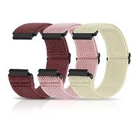 Relting Compatible with 16mm 18mm 19mm 20mm 22mm 24mm Watch Bands Quick Release Replacement Wristband,Adjustable Stretchy Nylon Solo Loop Straps Fabric Braided Sport Elastic Bands for Men Women