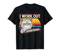 Reluctant Fitness: The Cat Chronicles Exercices T-Shirt