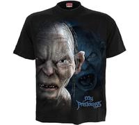 Reluctant Wb Studio LOTR Gollum My Preciousss Front Print T-Shirt-Black M