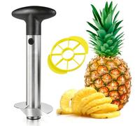 RELUHE Pineapple Corer and Slicer,Pineapple Cutter,[Upgraded, Reinforced,Thicker Blade] 304 Stainless Steel for Home & Kitchen with Sharp Blade for Diced Fruit Rings