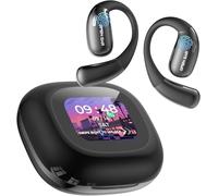 Relxhome AI Language Translation Earbuds, Open-ear LCD Touchscreen Bluetooth 5.4 Translator Earbuds, Real-time Translation for 150 Languages & Accents, 60 Hours Playtime for Business Travel