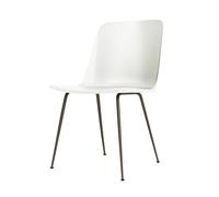Rely HW6 Dining Chair Without Armrest White/ Bronze