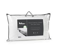 100% Natural Latex Superior Comfort Slim Latex Pillow Relyon White One Size